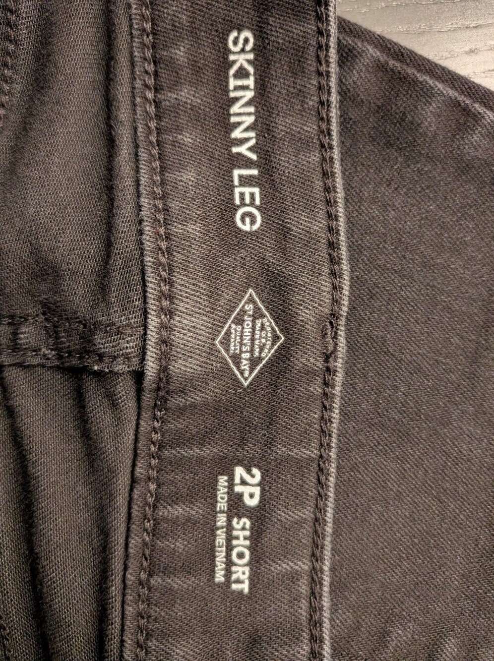 St. John's Bay Black Denim Skinny Jeans - Picture 11 of 12